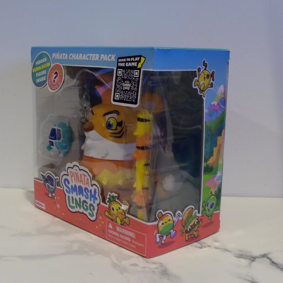 Pinata Smashlings Roblox Pinata Box Mo The Tiger Pinata Character Figure w/Stick - Picture 4 of 11